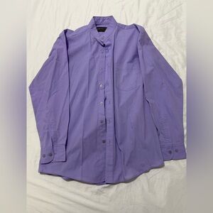 Elegant Lavender Men's Dress Shirt